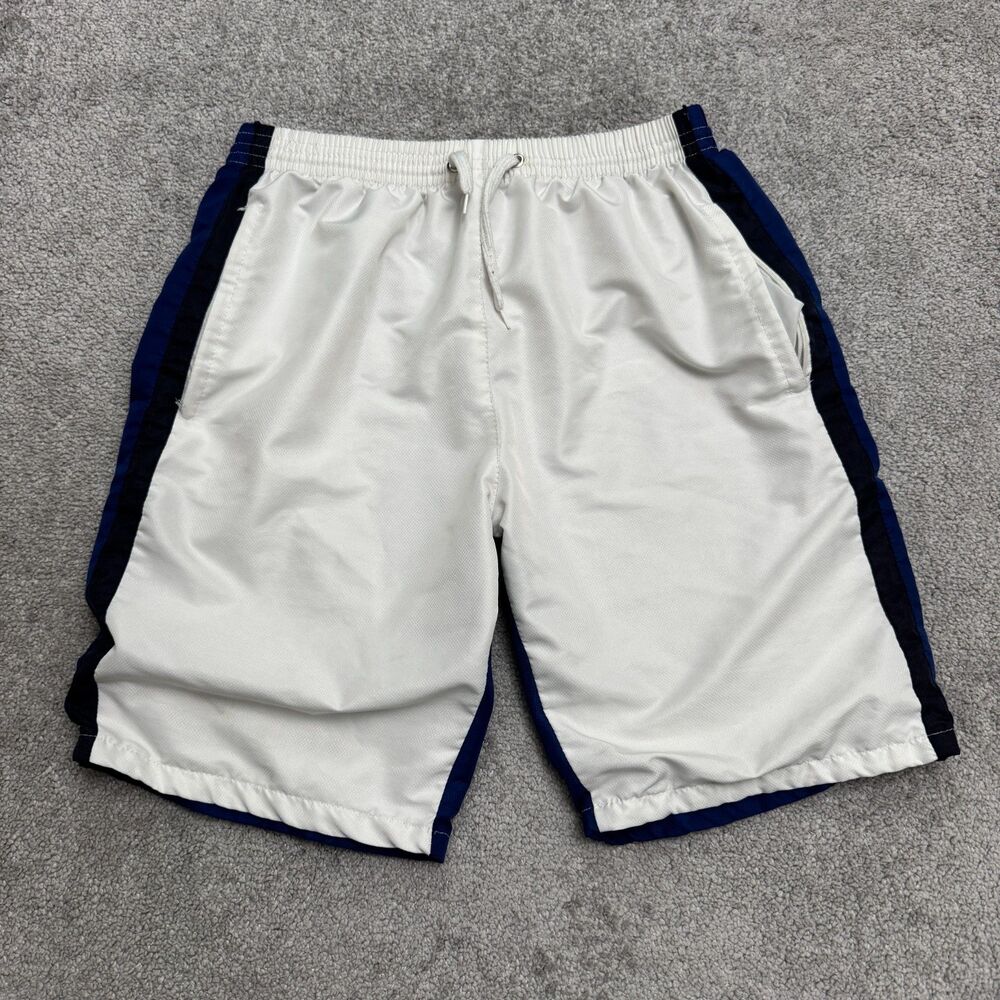 Lacoste Sport Colorblock Tennis Track Shorts Men XS White Blue Active Athleisure